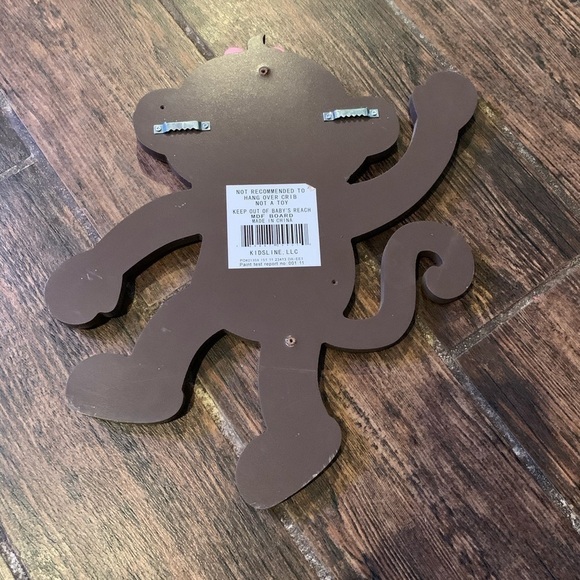 MONKEY Girl Brown & Pink wall Decor - Picture 2 of 2